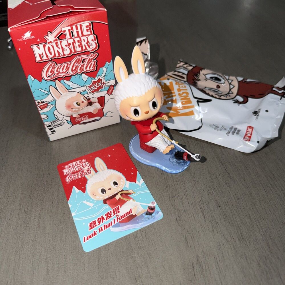 Authentic POP MART THE MONSTERS Labubu Coca Cola Series "Look What I Found"
